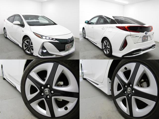 プリウスＰＨＶ Ａプレミアム　黒革シート　ブラインドスポットモニター　ヘッドアップディスプレイ　モデリスタエアロ　１７インチＡＷ　１１．６インチナビＢカメラ　ドラレコ　ＡＣ電源　クリアソナー　Ｐアシスト　セーフティセンスＰＫＧ（2枚目）