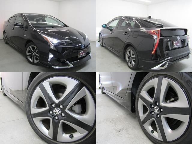 プリウス Ａツーリングセレクション　黒革シート　ブラインドスポットモニター　ヘッドアップディスプレイ　フルエアロ　１７インチＡＷ　９インチナビＢカメラ　ドラレコ　シートヒーター　クリアソナー　パーキングアシスト　セーフティセンスＰＫＧ（51枚目）