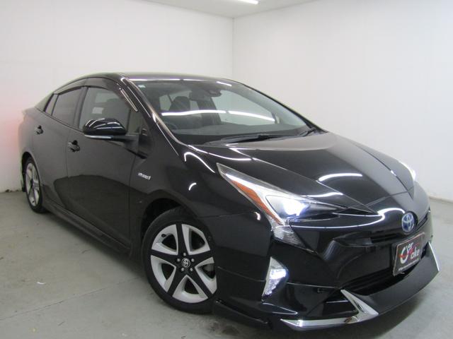 プリウス Aプレミアム ツーリングセレクション 黒革シート ブラインドスポットモニター ヘッドアップディスプレイ フルエアロ 17インチAW ナビBカメラ ブルートゥース AC電源 クリアランスソナー パーキングアシスト セーフティセンスPKG(54枚目)