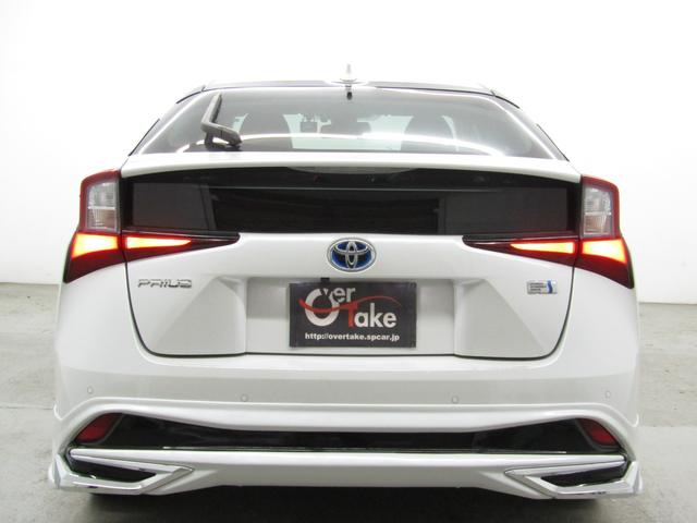 プリウス SセーフティプラスII 後期型 新品フルエアロ 新品19インチAW 新品タイヤ ナビ パノラミックビューカメラ ドラレコ AC電源 リヤトラフィックアラート ブラインドスポットモニター 先行車発進通知 セーフティセンスPKG(58枚目)