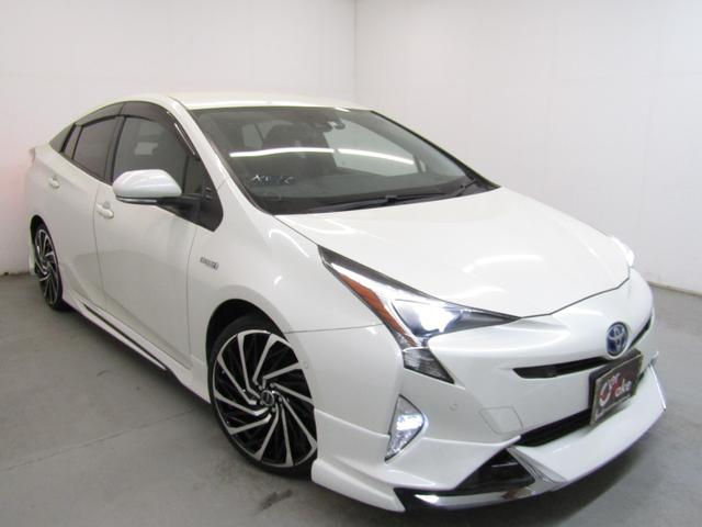 プリウス Sセーフティプラス 新品フルエアロ 新品19インチAW 新品タイヤ 9インチナビBカメラ ブルートゥース ドラレコ クリアランスソナー パーキングアシスト レーダークルーズ プリクラッシュセーフティ レーンキープアシスト(44枚目)