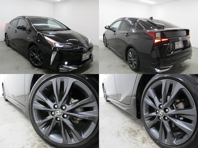 プリウス Aプレミアム ツーリングセレクション 後期型 黒革エアシート フルエアロ 17インチAW 11.6インチナビBカメラ JBLサウンド リヤトラフィックアラート ブラインドスポットモニター ヘッドアップディスプレイ セーフティセンスPKG(2枚目)