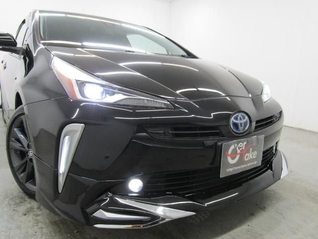 プリウス Aプレミアム ツーリングセレクション 後期型 黒革エアシート フルエアロ 17インチAW 11.6インチナビBカメラ JBLサウンド リヤトラフィックアラート ブラインドスポットモニター ヘッドアップディスプレイ セーフティセンスPKG(4枚目)