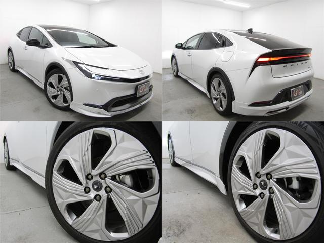 プリウス Z 黒革エアシート モデリスタフルエアロ/19インチAW 12.3インチディスプレイオーディオ 360カメラ パワーバックドア デジタルインナーミラー 置くだけ充電 ドラレコ AC電源 トヨタチームメイト(2枚目)