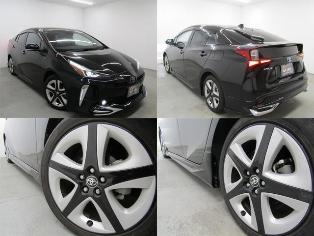 プリウス Ａプレミアム　ツーリングセレクション　後期型　黒革エアシート　フルエアロ　１７インチＡＷ　１１．６インチナビＢカメラ　ＪＢＬサウンド　ドラレコ　ＡＣ電源　リヤトラフィックアラート　ブラインドスポットモニター　ヘッドアップディスプレイ（2枚目）