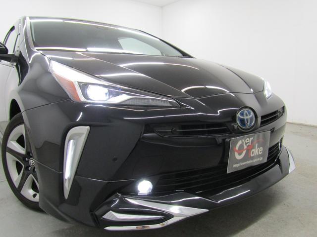 プリウス Ａプレミアム　ツーリングセレクション　後期型　黒革エアシート　フルエアロ　１７インチＡＷ　１１．６インチナビＢカメラ　ＪＢＬサウンド　ドラレコ　ＡＣ電源　リヤトラフィックアラート　ブラインドスポットモニター　ヘッドアップディスプレイ（4枚目）