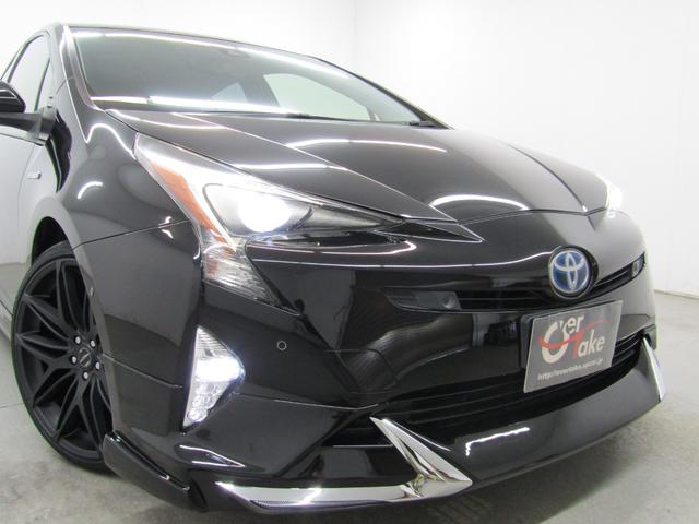 プリウス Sセーフティプラス 新品フルエアロ 新品19インチAW 新品タイヤ ナビBカメラ ヘッドアップディスプレイ クリアランスソナー パーキングアシスト レーダークルーズC プリクラッシュセーフティ レーンキープアシスト(4枚目)