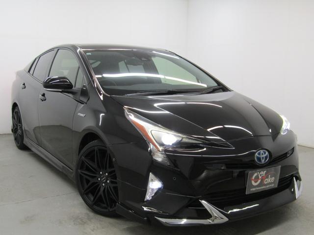 プリウス Sセーフティプラス 新品フルエアロ 新品19インチAW 新品タイヤ ナビBカメラ ヘッドアップディスプレイ クリアランスソナー パーキングアシスト レーダークルーズC プリクラッシュセーフティ レーンキープアシスト(6枚目)