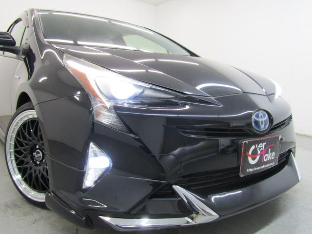 プリウス S セーフティセンスPKG 新品フルエアロ 新品19インチAW 新品タイヤ ナビBカメラ地デジ ブルートゥース レーダークルーズC プリクラッシュセーフティシステム レーンキープアシスト オートハイビーム(4枚目)