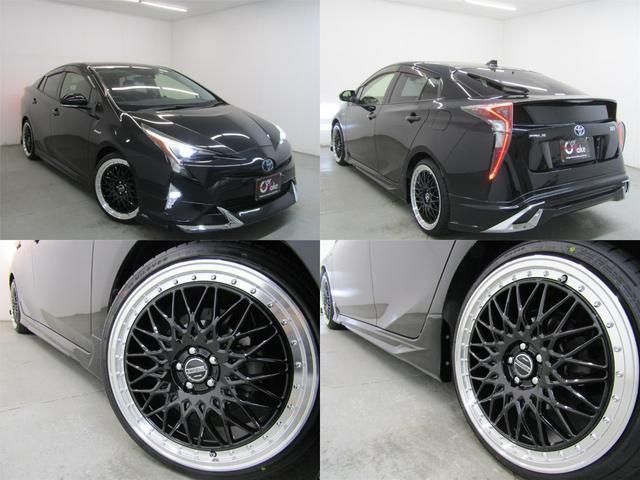 プリウス S セーフティセンスPKG 新品フルエアロ 新品19インチAW 新品タイヤ ナビBカメラ地デジ ブルートゥース レーダークルーズC プリクラッシュセーフティシステム レーンキープアシスト オートハイビーム(35枚目)