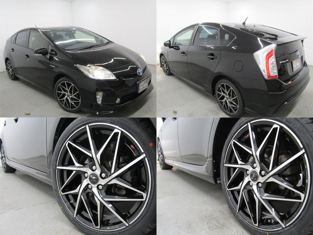 プリウス Ｓ　後期型　新品フルエアロ　新品１８インチＡＷ　新品タイヤ　ＨＩＤヘッドライト　フォグランプ　ナビ　ブルートゥース　ドラレコ　地デジ　ＥＴＣ　スマートキー（27枚目）