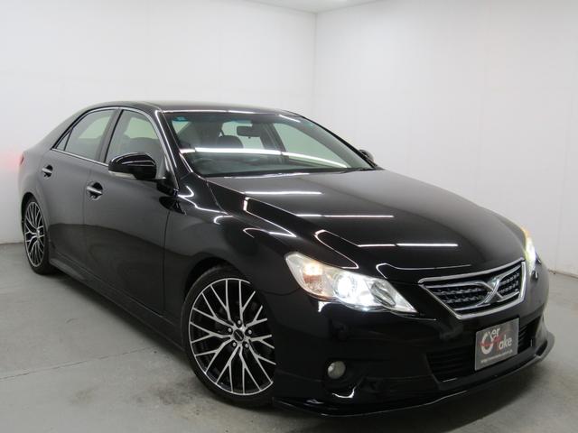 マークX 250G リラックスセレクション・ブラックリミテッド 新品フルエアロ 19インチAW 新品ローダウン HIDヘッドライト 黒内装 フォグランプ ウッドコンビハンドル ナビ バックカメラ 地デジ ETC スマートキー(25枚目)