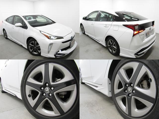 プリウス Ｓツーリングセレクション　黒革シート　フルエアロ　１７インチＡＷ　８インチディスプレイオーディオ　ナビＢカメラ　ＡＣ電源　先行車発進通知　ロードサインアシスト　セーフティセンスＰＫＧ　クリアランスソナー　パーキングアシスト（45枚目）