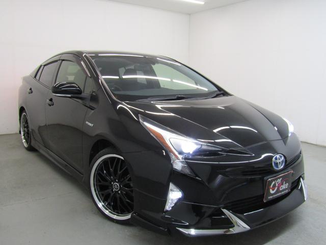 プリウス Ｓツーリングセレクション　黒革シート　セーフティセンスＰＫＧ　新品フルエアロ　新品１９インチＡＷ　新品タイヤ　ナビＢカメラ　ブルートゥース　シートヒーター　レーダークルーズＣ　プリクラッシュセーフティ　レーンキープアシスト（38枚目）