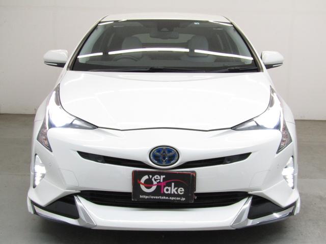 プリウス Aツーリングセレクション 白革シート フルエアロ 17インチAW 9インチナビBカメラ ドライブサポートイルミネーション ドラレコ ブラインドスポットモニター ヘッドアップディスプレイ クリアソナー セーフティセンスPKG(60枚目)