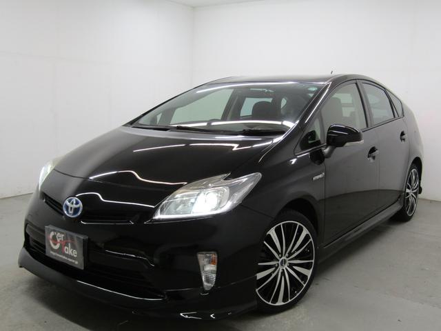 プリウス Sマイコーデ 後期型 黒革シート 新品フルエアロ 新品18インチAW 新品タイヤ HIDヘッドライト ナビBカメラ ブルートゥース AC100V電源 パーキングアシスト タッチトレーサーディスプレイ(40枚目)