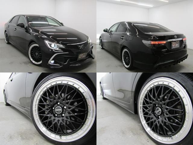 マークＸ ２５０Ｇ　最終型　セーフティセンスＰＫＧ　新品１９インチＡＷ　新品タイヤ　新品ローダウン　　ＬＥＤフォグランプ　ナビＢカメラ　地デジ　ブルートゥース　スマートキー　ＥＴＣ　ドラレコ　レーダー探知機（2枚目）