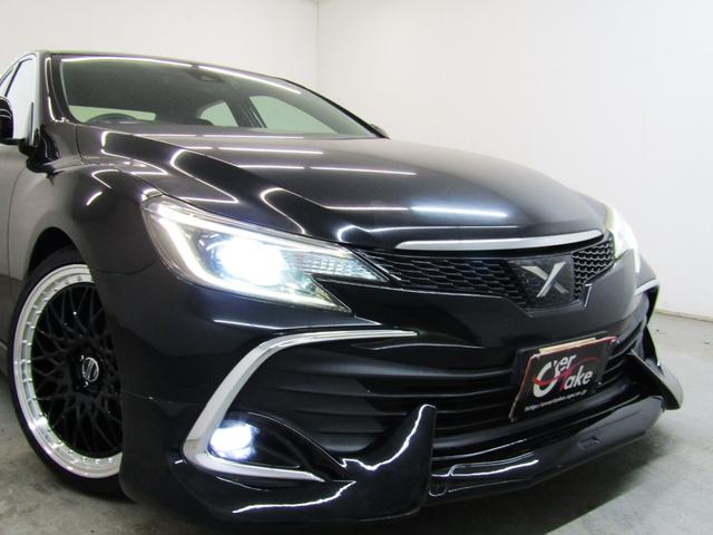 マークＸ ２５０Ｇ　最終型　セーフティセンスＰＫＧ　新品１９インチＡＷ　新品タイヤ　新品ローダウン　　ＬＥＤフォグランプ　ナビＢカメラ　地デジ　ブルートゥース　スマートキー　ＥＴＣ　ドラレコ　レーダー探知機（4枚目）