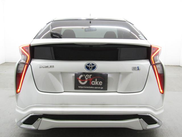 プリウス Ｓ　セーフティセンスＰＫＧ　フルエアロ　車高調　１８インチＡＷ　黒本革調シート　ナビＢカメラ　ブルートゥース　ドラレコ　レーダークルーズＣ　プリクラッシュセーフティシステム　レーンキープアシスト（41枚目）