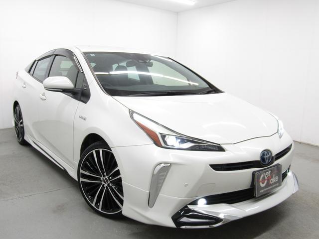 プリウス Ｓ　後期型　新品フルエアロ　新品１９インチＡＷ　新品タイヤ　ナビＢカメラ　ドラレコ　パーキングサポートブレーキ　セーフティセンスＰＫＧ　レーダークルーズＣ　プリクラッシュセーフティ　レーンキープアシスト（6枚目）