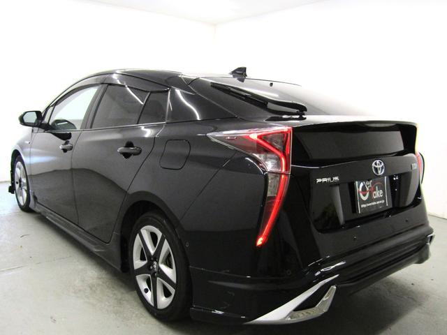 プリウス Ａツーリングセレクション　黒革シート　フルエアロ　１７インチＡＷ　９インチナビＢカメラ　ドラレコ　ＡＣ電源　ブラインドスポットモニター　ヘッドアップディスプレイ　クリアランスソナー　パーキングアシスト　セーフティセンスＰＫＧ（7枚目）