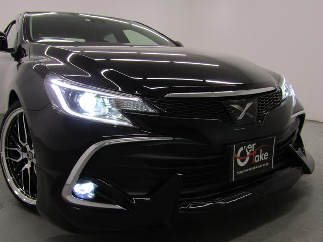 マークX 250G 最終型 セーフティセンスPKG フルエアロ 19インチAW ローダウン LEDフォグランプ クリアランスソナー ナビBカメラ ブルートゥース レーダークルーズC プリクラッシュセーフティ レーンキープ(4枚目)