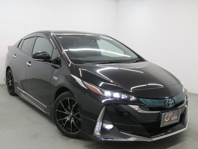 プリウスＰＨＶ Ａプレミアム　黒革シート　モデリスタエアロ　１７インチＡＷ　１１．６インチナビＢカメラ　ＪＢＬサウンド　ブラインドスポットモニター　ヘッドアップディスプレイ　クリアランスソナー　パーキングアシスト　セーフティセンス（6枚目）