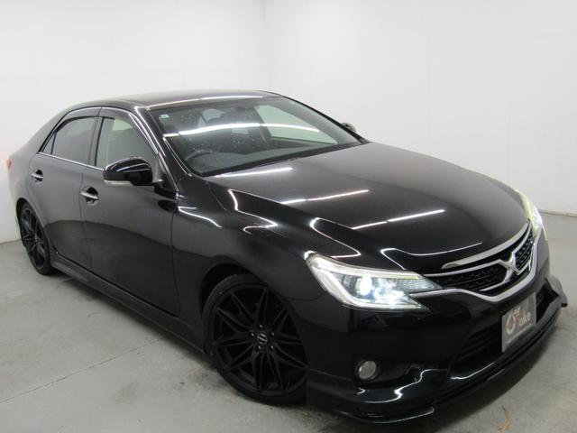 マークＸ ２５０Ｇ　イエローレーベル　後期型　新品フルエアロ　新品１９インチＡＷ　新品タイヤ　新品ローダウン　ＬＥＤ／ＨＩＤヘッドライト　クルコン　黒半革シート　８インチナビ　Ｂカメラ　地デジ　ブルートゥース　ＥＴＣ　スマートキー（6枚目）