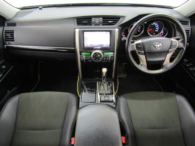 マークＸ ２５０Ｇ　イエローレーベル　後期型　新品フルエアロ　新品１９インチＡＷ　新品タイヤ　新品ローダウン　ＬＥＤ／ＨＩＤヘッドライト　クルコン　黒半革シート　８インチナビ　Ｂカメラ　地デジ　ブルートゥース　ＥＴＣ　スマートキー（23枚目）