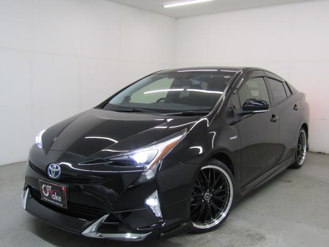 プリウス Ｓ　セーフティセンスＰＫＧ　新品フルエアロ　新品１９インチＡＷ　新品タイヤ　９インチナビＢカメラ地デジ　ブルートゥース　レーダークルーズＣ　プリクラッシュセーフティ　レーンキープアシスト　オートハイビーム（43枚目）