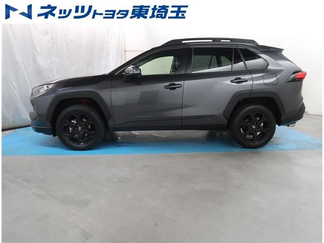 RAV4 アドベンチャー オフロードパッケージ 社用車 純正9型ディスプレイオーディオ ブラインドスポットモニター レーダークルーズコントロール LEDヘッドライト 純正18インチアルミホイール ETC(6枚目)