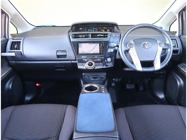 プリウスアルファ Ｓツーリングセレクション　純正ＳＤナビ　バックカメラ　スマートキー　ＬＥＤヘッドライト　ビルトインＥＴＣ　オートライト　オートエアコン　Ｂｌｕｅｔｏｏｔｈ　ＣＤ　ＤＶＤ再生　フルセグＴＶ（2枚目）