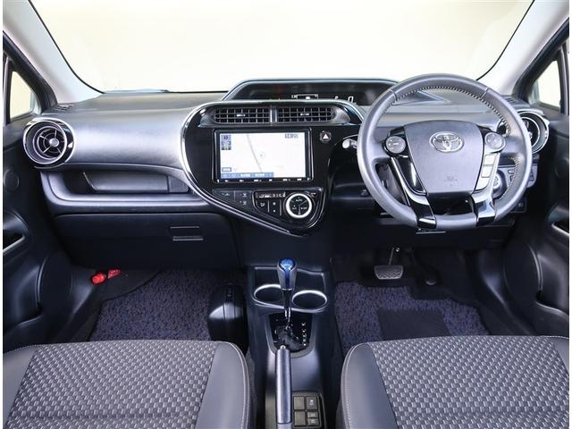 アクア クロスオーバー　純正ＳＤナビ　フロント・バックカメラ　スマートキー　衝突被害軽減　ハーフレザーシート　ＥＴＣ　Ｂｌｕｅｔｏｏｔｈ　オートライト　電動格納ミラー（2枚目）