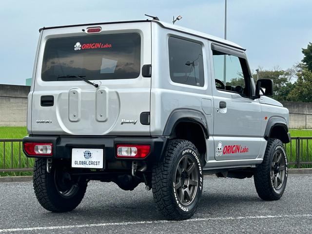 ジムニー ＸＧ　１年保証付　修復歴無　禁煙　運転支援　新車保証書・記録簿　足廻リフトアップ　ＯＲＩＧＩＮ前後バンパー・フロントグリル・オーバーフェンダ　ＯＲＩＧＩＮ１６ＡＷ　ｃａｒｒｏｚｅｒｉａ７型ナビ・ＴＶ　ＥＴＣ（11枚目）