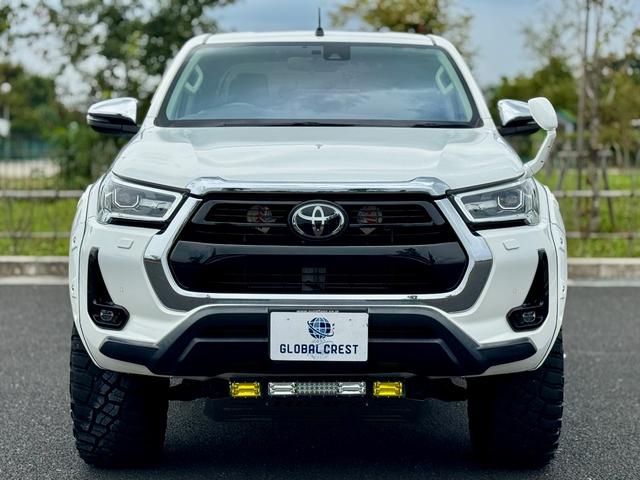 ハイラックス Ｚ　後期型　禁煙　ワンオーナー　運転支援　足廻・ボディーリフトアップ　ＧＩ★ＧＥＡＲオーバーフェンダー・サイドステップ　ＲＡＹＳ１７ＡＷ　７型ナビ・Ｂカメラ・ＢＴ　レーダークルコン　コーナーセンサ　ＥＴＣ（6枚目）