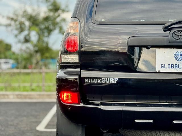 ハイラックスサーフ ＳＳＲ－Ｘリミテッド　修復歴無　特別仕様　社外足廻リフトアップ　ＰＲＯＴＥＣＴ１７ＡＷ　　ＷＩＮＢＯバンパーガード　ルーフレール　サイドステップ　メモリーナビ・Ｂカメラ・Ｂｌｕｅｔｏｏｔｈ　１００Ｖ電源　黒革調シートカバー（40枚目）