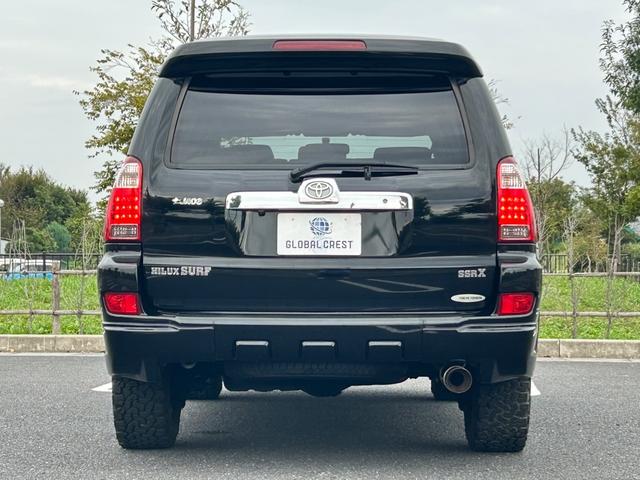 ハイラックスサーフ ＳＳＲ－Ｘリミテッド　ワンオーナー　後期型　４ＷＤ・２．７００ＣＣ　修復無　特別仕様　ＪＡＯＳ前後ハーフエアロ　ＢＦＧｏｏｄｒｉｃｈＡ／Ｔ　ＴＲＤマフラー　電動サンルーフ　ルーフレール　サイドステップ　ＨＤＤナビ・Ｂカメラ（7枚目）