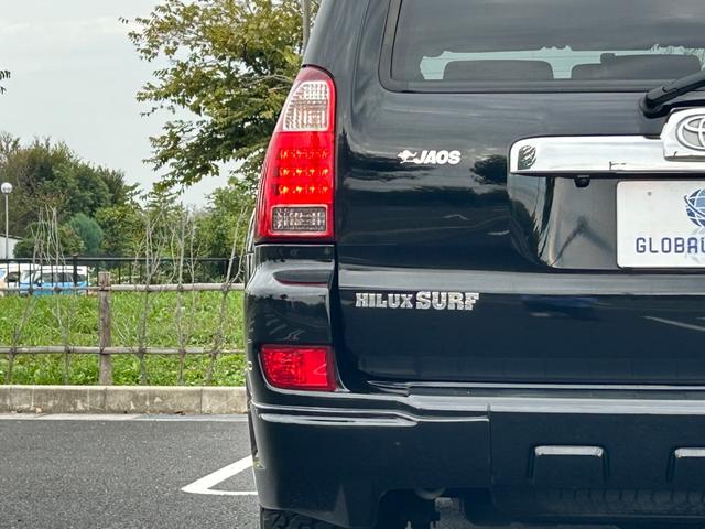 ハイラックスサーフ ＳＳＲ－Ｘリミテッド　ワンオーナー　後期型　４ＷＤ・２．７００ＣＣ　修復無　特別仕様　ＪＡＯＳ前後ハーフエアロ　ＢＦＧｏｏｄｒｉｃｈＡ／Ｔ　ＴＲＤマフラー　電動サンルーフ　ルーフレール　サイドステップ　ＨＤＤナビ・Ｂカメラ（42枚目）