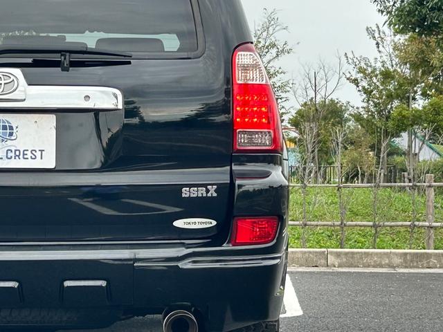 ハイラックスサーフ ＳＳＲ－Ｘリミテッド　ワンオーナー　後期型　４ＷＤ・２．７００ＣＣ　修復無　特別仕様　ＪＡＯＳ前後ハーフエアロ　ＢＦＧｏｏｄｒｉｃｈＡ／Ｔ　ＴＲＤマフラー　電動サンルーフ　ルーフレール　サイドステップ　ＨＤＤナビ・Ｂカメラ（43枚目）