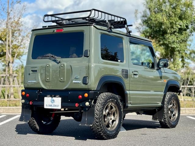 ジムニー ＸＣ　４×４ＥＳＰＳＰＯＩＲ１．５ｉｎｃｈリフトアップ　ＲＡＹｓ１６ＡＷ　社外前後バンパー　スキッドプレート　ＳｈｏｗａＧＡＲＡＧＥ９ｍｍフェンダー　ＹＡＫＩＭＡルーフカーゴ　メモリーナビ　Ｂカメラ　ＥＴＣ（12枚目）