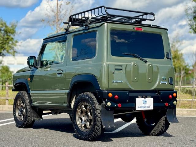 ジムニー ＸＣ　４×４ＥＳＰＳＰＯＩＲ１．５ｉｎｃｈリフトアップ　ＲＡＹｓ１６ＡＷ　社外前後バンパー　スキッドプレート　ＳｈｏｗａＧＡＲＡＧＥ９ｍｍフェンダー　ＹＡＫＩＭＡルーフカーゴ　メモリーナビ　Ｂカメラ　ＥＴＣ（13枚目）