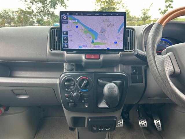 エブリイ ジョインターボ　修復歴無　５速Ｍ／Ｔ　社外リフトアップ　Ｐｌｕｓｌｉｎｅ前後バンパ　ＤＥＡＮ１６ＡＷ　ＳＵＮＡＵＴＯヒッチメンバ－　ル－フラック　ベットキット　黒革調シ－トカバ－　社外１０型ナビ・ＴＶ・ＢＴ・Ｂカメラ（26枚目）