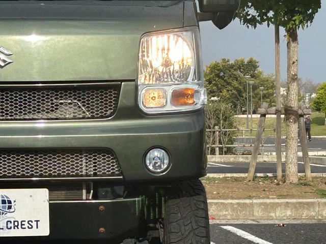 エブリイ ジョインターボ　修復歴無　５速Ｍ／Ｔ　社外リフトアップ　Ｐｌｕｓｌｉｎｅ前後バンパ　ＤＥＡＮ１６ＡＷ　ＳＵＮＡＵＴＯヒッチメンバ－　ル－フラック　ベットキット　黒革調シ－トカバ－　社外１０型ナビ・ＴＶ・ＢＴ・Ｂカメラ（40枚目）