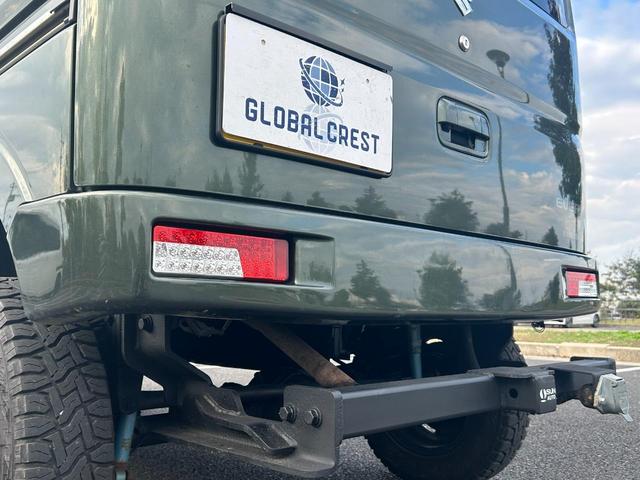 エブリイ ジョインターボ　修復歴無　５速Ｍ／Ｔ　社外リフトアップ　Ｐｌｕｓｌｉｎｅ前後バンパ　ＤＥＡＮ１６ＡＷ　ＳＵＮＡＵＴＯヒッチメンバ－　ル－フラック　ベットキット　黒革調シ－トカバ－　社外１０型ナビ・ＴＶ・ＢＴ・Ｂカメラ（46枚目）