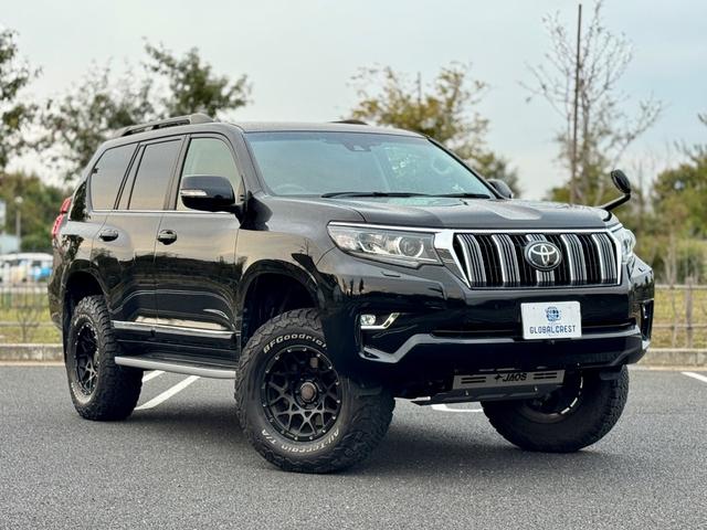 ランドクルーザープラド TZ-G 修復歴無 寒冷地仕様車 7人乗 TRDマフラー・ルーフスポイラー JAOSアンダーカバー 社外足廻リフトアップ 純正9型ナビ・TV 前後カメラ シートメモリー 本革エアーパワーシート 電動サードシート(10枚目)
