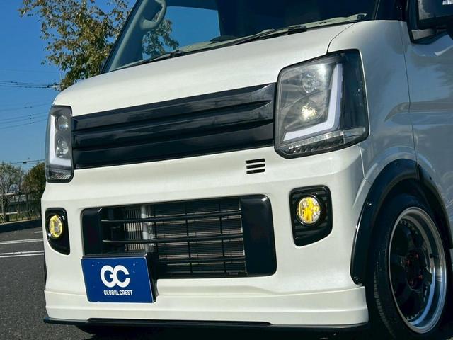 エブリイワゴン ＰＺターボスペシャル　全国対応１年保証付　禁煙　衝突軽減　ハイルーフ　ＲＳ－Ｒ車高調　ｌｕｃｉｏｌｅフルエアロ　オーバーフェンダー　ＢＭＳ１５ｉｎｃｈＡＷ　ＲＥＩＺ流星ヘッドライト　ＬＥＤテール　両側Ｐスラ　メモリーナビ（38枚目）