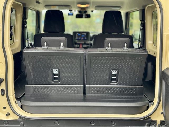 ジムニー XC 修復歴無 DAMDtheROOTSグリル 社外足廻リフトアップサス APIO16inchAW LEDヘッドライト carrozzeria7型ディスプレイオーディオ・Bカメラ シートヒーター 背面タイヤ(22枚目)