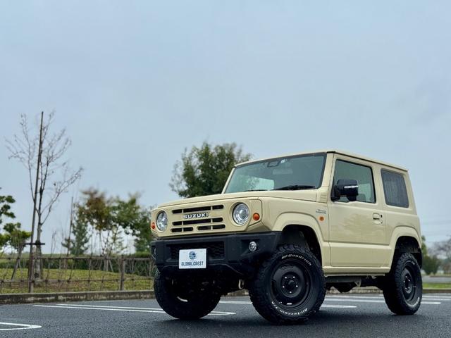 ジムニー XC 修復歴無 DAMDtheROOTSグリル 社外足廻リフトアップサス APIO16inchAW LEDヘッドライト carrozzeria7型ディスプレイオーディオ・Bカメラ シートヒーター 背面タイヤ(62枚目)