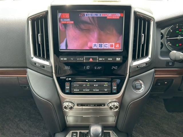 ランドクルーザー ZX 修復歴無 Grgoセキュリティ エアサス 純正20AW サンル-フ 純正SD9型ナビ・TV 18スピーカー 全周囲カメラ 茶革シート 冷暖房パワーシート シートメモリー ステアリングヒーター クルコン(27枚目)
