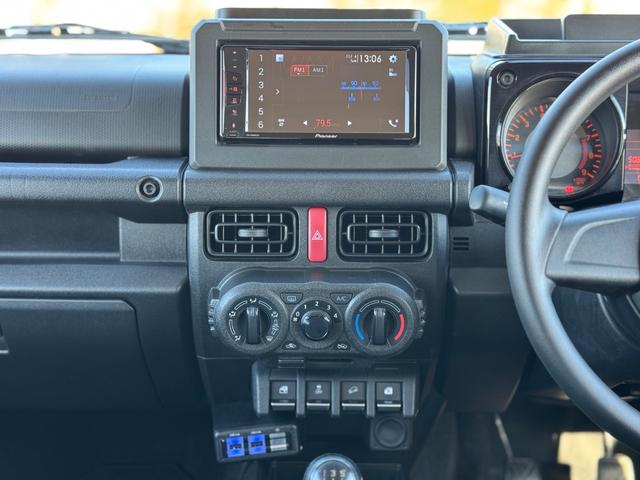 ジムニー XG 修復歴無 5速MT 社外足廻リフトアップ AUTOCROSS16AW OPENCOUNTRY M/T HKSマフラー INNOルーフキャリア Pioneer7型ディスプレイオーディオ 純正フロアマット(23枚目)